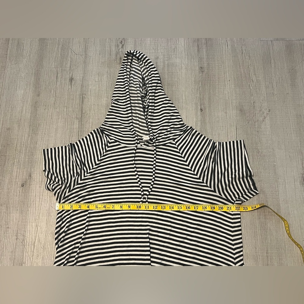 LIVI Lane Bryant Striped Hooded Dress - Picture 3 of 11